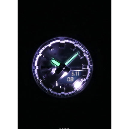 Montre Casio G-Shock analogique numérique, bracelet en résine, cadran gris, quartz, GA-2100BM-7A8, 200 m, unisexe