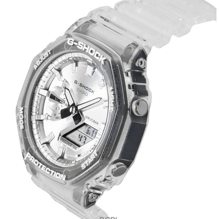 Montre Casio G-Shock analogique numérique, bracelet en résine, cadran gris, quartz, GA-2100BM-7A8, 200 m, unisexe