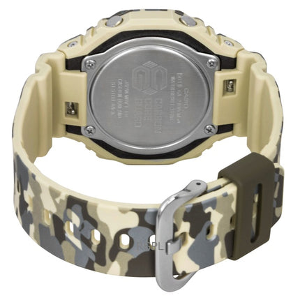 Casio G-Shock Analog Digital Camouflage Bio-based Resin Strap Black Dial Quartz GA-2100CM-5A 200M Men's Watch