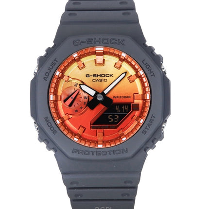 Montre Casio G-Shock analogique numérique à quartz pour homme, bracelet en résine biosourcée, cadran multicolore, GA-2100FL-8A, 200 m