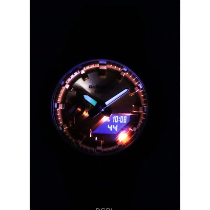Montre Casio G-Shock analogique numérique à quartz pour homme, bracelet en résine biosourcée, cadran multicolore, GA-2100FL-8A, 200 m
