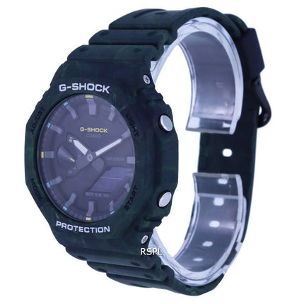 Casio G-Shock Mystic Forest Analogique Numérique Quartz GA-2100FR-3A GA2100FR-3 200M Montre Homme