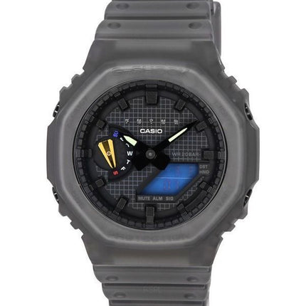 Montre pour homme Casio G-Shock FUTUR Collaboration analogique numérique squelette gris Quartz GA-2100FT-8A 200M