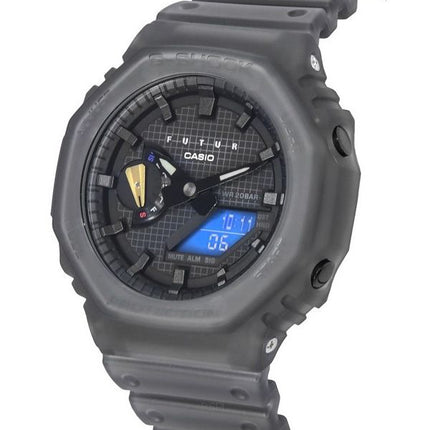 Montre pour homme Casio G-Shock FUTUR Collaboration analogique numérique squelette gris Quartz GA-2100FT-8A 200M