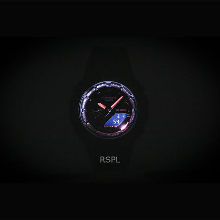 Montre homme Casio G-Shock analogique-numérique, bracelet en résine, cadran noir, mouvement à quartz GA-2100K-5A, étanche à 200 m