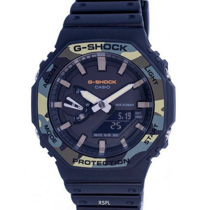 Montre pour homme à quartz analogique numérique Casio G-Shock Diver GA-2100SU-1A GA2100SU-1 200M