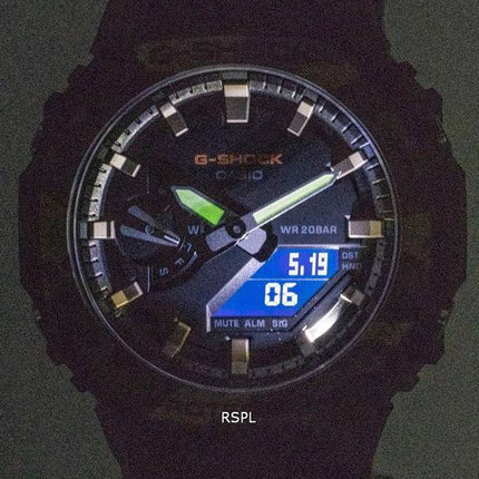 Montre pour homme à quartz analogique numérique Casio G-Shock Diver GA-2100SU-1A GA2100SU-1 200M