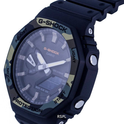 Montre pour homme à quartz analogique numérique Casio G-Shock Diver GA-2100SU-1A GA2100SU-1 200M