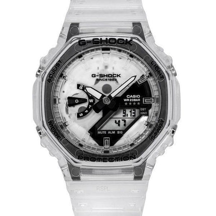 Montre pour homme Casio G-Shock 40e anniversaire Clear Remix édition limitée à  quartz analogique numérique GA-2140RX-7A 200M