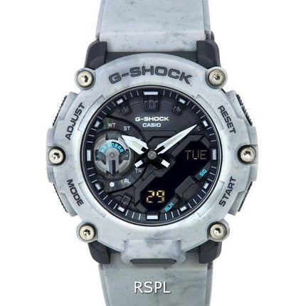 Casio G-Shock Analogique Numérique Cadran Noir Quartz GA-2200SL-8A GA2200SL-8 200M Montre Homme
