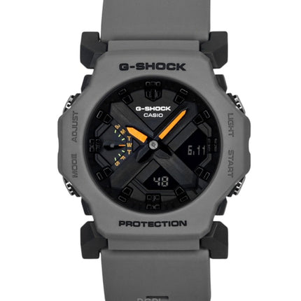 Montre unisexe Casio G-Shock analogique numérique avec bracelet en résine et cadran gris, quartz GA-2300-8A, 200 m