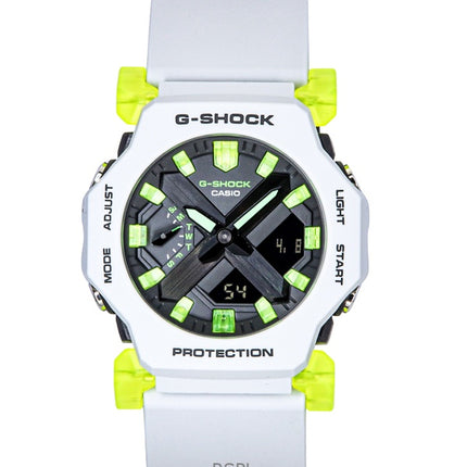 Montre Casio G-Shock analogique numérique à quartz pour homme, bracelet en résine, cadran gris, GA-2300MW-8A, 200 m