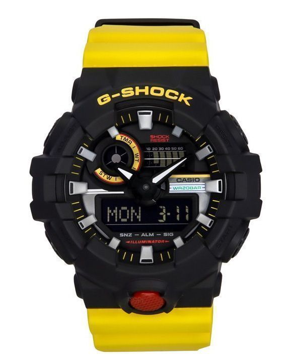 Montre Casio G-Shock Mix Tape analogique numérique édition limitée à quartz GA-700MT-1A9 200M pour homme