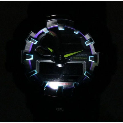 Casio G-Shock Virtual Rainbow Analog Digital Quartz GA-700RGB-1A GA700RGB-1 200M Montre Homme