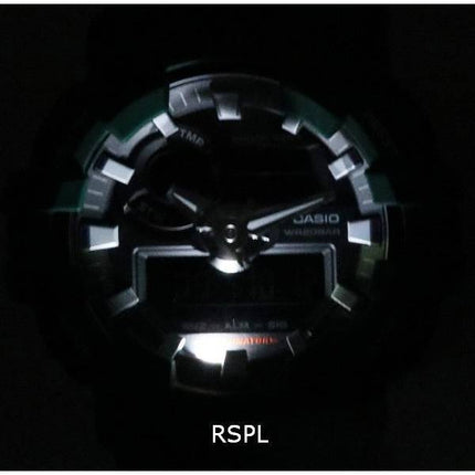 Montre pour homme Casio G-Shock couleurs vives populaires vert analogique numérique Quartz GA-700SC-3A GA700SC-3 200M