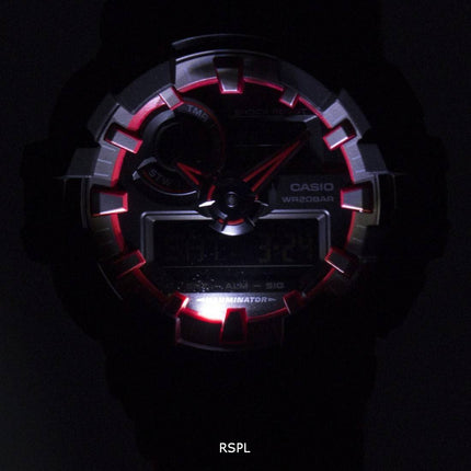 Montre Casio G-Shock illuminateur résistant aux chocs GA700SE de GA-700SE-1 a 4-1 a 4 masculine