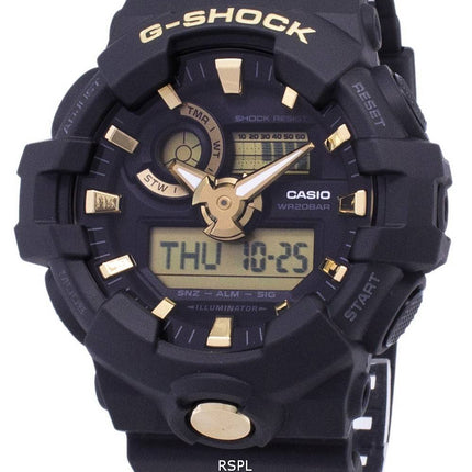 Casio G-Shock illuminateur analogique numérique 200M GA-710-1 a 9 GA710B-1 a 9 montre homme