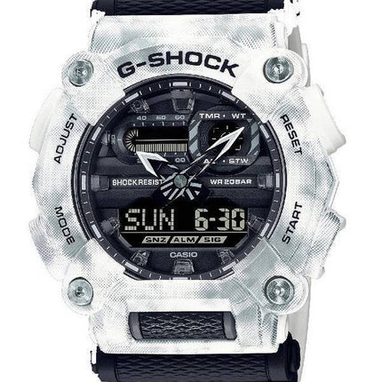 Montre pour homme Casio G-Shock Frozen Forest analogique numérique Quartz GA-900GC-7A GA900GC-7 200M