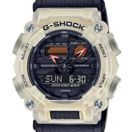 Montre Casio G-Shock Tech Skeleton World Time analogique numérique GA-900TS-4A GA900TS-4 200M pour homme