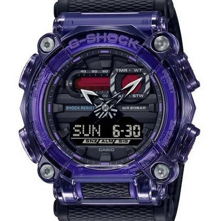 Montre Casio G-Shock Tech Skeleton World Time analogique numérique GA-900TS-6A GA900TS-6 200M pour homme