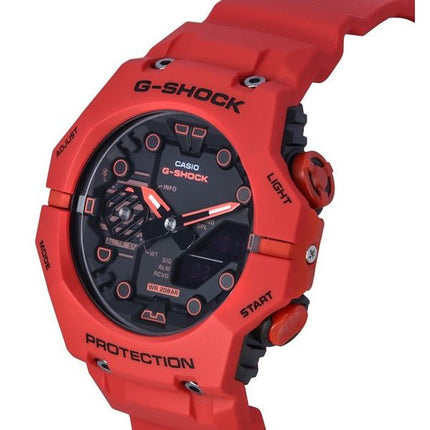 Montre pour homme Casio G-Shock analogique numérique avec bracelet en résine et cadran noir à quartz GA-B001-4A 200M