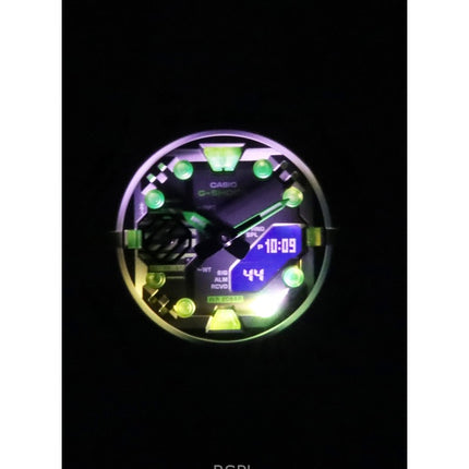 Montre homme Casio G-Shock GA-B001MW-8A, analogique, numérique, bracelet en résine, cadran gris, quartz, 200 m