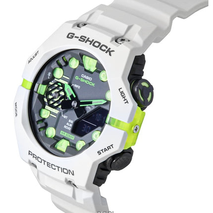 Montre homme Casio G-Shock GA-B001MW-8A, analogique, numérique, bracelet en résine, cadran gris, quartz, 200 m