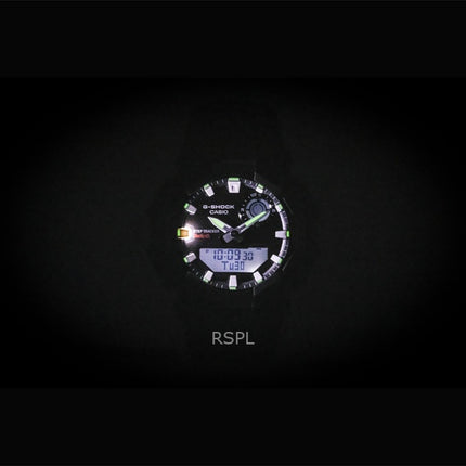 Montre homme Casio G-Shock analogique-numérique avec connexion smartphone, boîtier en résine biosourcée, cadran noir, solaire GA-B010-1A, étanche à 200 m