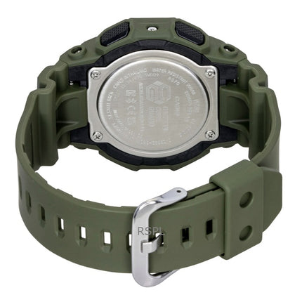 Montre homme Casio G-Shock analogique-numérique avec connexion smartphone, boîtier en résine biosourcée, cadran noir, solaire GA-B010-3A, étanche à 200 m