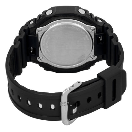 Montre homme Casio G-Shock GA-B2100BBR-1A, analogique, numérique, bracelet en résine biosourcée, cadran noir, solaire, 200 m