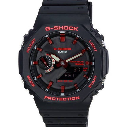 Montre pour homme Casio G-Shock analogique numérique X Ignite Red Series solaire GA-B2100BNR-1A GAB2100BNR-1 200M