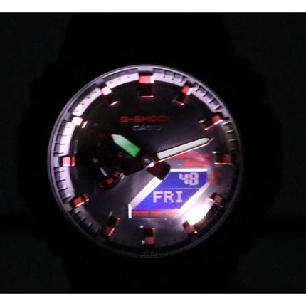 Montre pour homme Casio G-Shock analogique numérique X Ignite Red Series solaire GA-B2100BNR-1A GAB2100BNR-1 200M