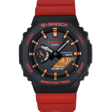 Montre homme Casio G-Shock analogique numérique Charles Darwin Foundation Smartphone Link cadran noir solaire GA-B2100CD-1A4 200 m