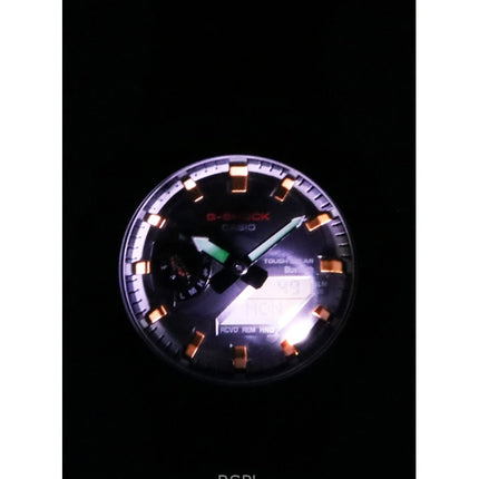 Montre homme Casio G-Shock analogique numérique Charles Darwin Foundation Smartphone Link cadran noir solaire GA-B2100CD-1A4 200 m