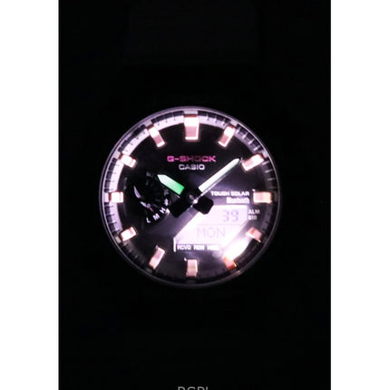 Montre Casio G-Shock analogique numérique Charles Darwin Foundation Smartphone Link cadran noir solaire GA-B2100CD-1A7 200 m pour homme