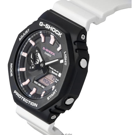 Montre Casio G-Shock analogique numérique Charles Darwin Foundation Smartphone Link cadran noir solaire GA-B2100CD-1A7 200 m pour homme