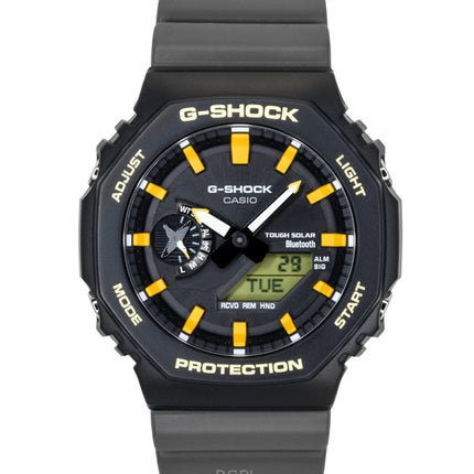 Montre homme Casio G-Shock Charles Darwin Foundation, analogique-numérique, avec connexion smartphone, cadran noir, solaire, GA-B2100DF-1A, étanche à 200 m