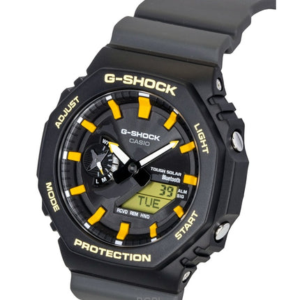 Montre homme Casio G-Shock Charles Darwin Foundation, analogique-numérique, avec connexion smartphone, cadran noir, solaire, GA-B2100DF-1A, étanche à 200 m