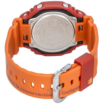 Montre homme Casio G-Shock Charles Darwin Foundation, analogique-numérique, compatible smartphone, cadran noir, solaire, GA-B2100DF-4A, étanche à 200 m