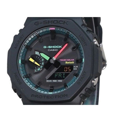 Casio G-Shock Analogique Numérique Smartphone Link Multi Fluorescent Accents Série Tough Solar GA-B2100MF-1A 200M Montre pour ho