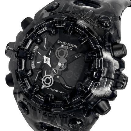 Montre homme Casio G-Shock GA-V01SKE-8A, bracelet en résine, affichage analogique et numérique, cadran noir, mouvement à quartz, étanche à 200 m.
