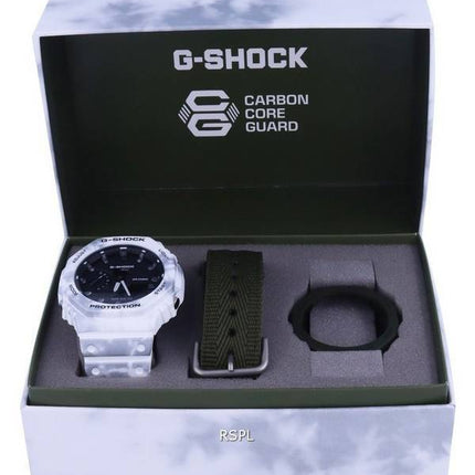 Casio G-Shock Analogique Numérique Cadran Noir Quartz GAE-2100GC-7A GAE2100GC-7 200M Montre Homme
