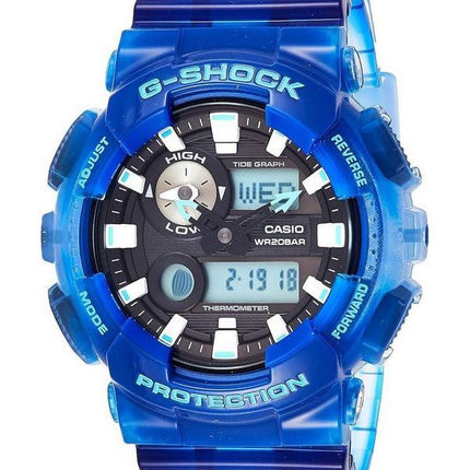 Montre pour homme Casio G-Shock G-Lide analogique numérique avec bracelet en résine et cadran noir à quartz GAX-100MSA-2A 200M