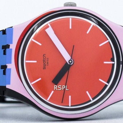 Montre unisexe Swatch Originals A Cote Quartz GB286 Multicolor