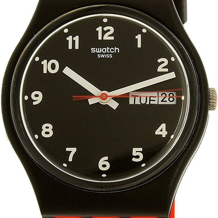 Montre unisexe Swatch Originals Grin rouge Quartz GB754