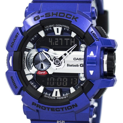 Montre Casio G-Shock G'MIX Bluetooth intelligents Heure monde analogique-numérique GBA-400-2A Hommes
