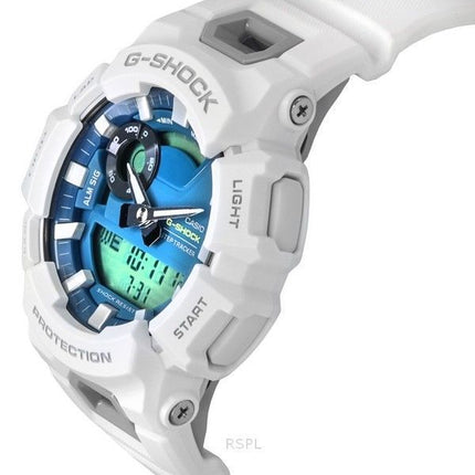 Montre Casio G-Shock G-Squad analogique numérique pour smartphone avec bracelet en résine biosourcée, cadran bleu, quartz, 200 m