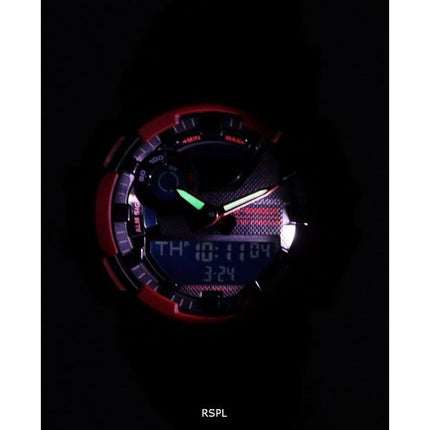 Montre pour homme Casio G-Shock G-Squad analogique numérique cadran noir GBA-900RD-4A GBA900RD-4 200M