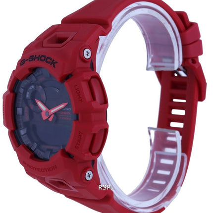Montre pour homme Casio G-Shock G-Squad analogique numérique cadran noir GBA-900RD-4A GBA900RD-4 200M