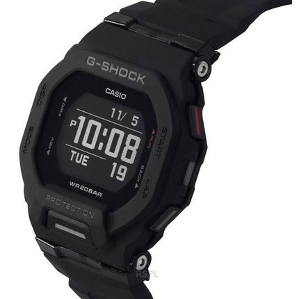 Montre Casio G-Shock G-Squad Digital Smartphone Link Bracelet en résine noire Quartz GBD-200-1 200M pour homme